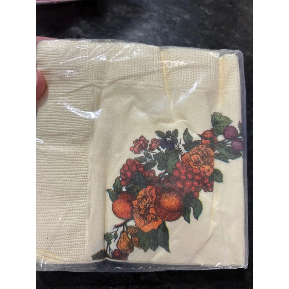 Hallmark Party Express Harvest Fruit Floral Paper Napkins 2 Packs 32 Count 3-Ply